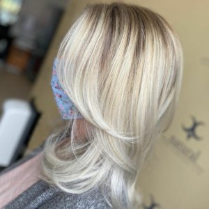 Add Layers to your hair at natural hair company salon in lisburn