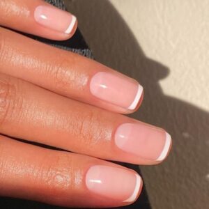 French Manicure at County Antrim Beauty Salon