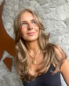 Golden tones at Natural Hair Company Lisburn