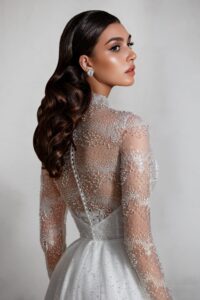 Classic bridal curls at Natural Hair and Beauty Salon
