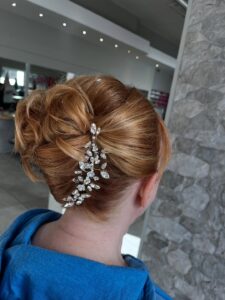 French twist hair style for the festive season at Natural Hair Company, Lisburn